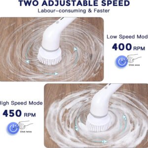 8-in-1 Multifunctional Electric Cleaning Brush