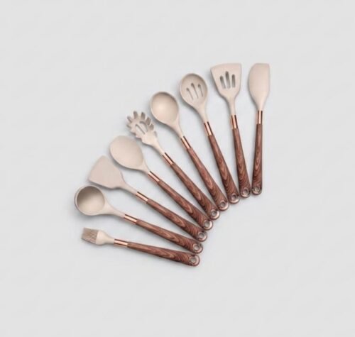 Wooden Handle Cooking Kitchen Utensil Set