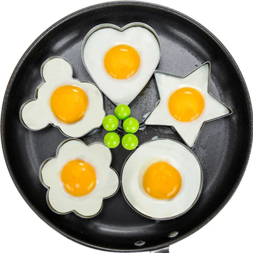 Stainless Steel 5 Style Fried Egg Pancake Shaper