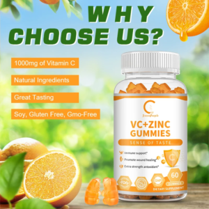 Vitamin C Zinc Gummies Multivitamin Supplement