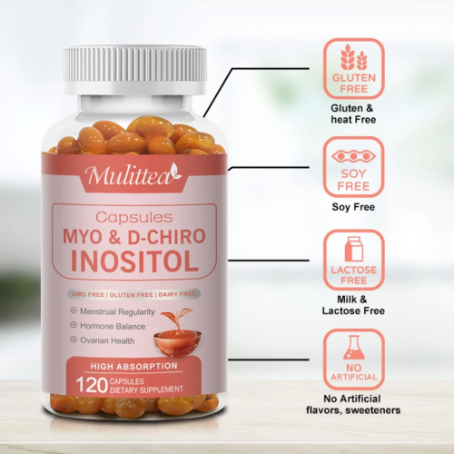 Mulittea Myo-Inositol & D-Chiro Inositol Capsules