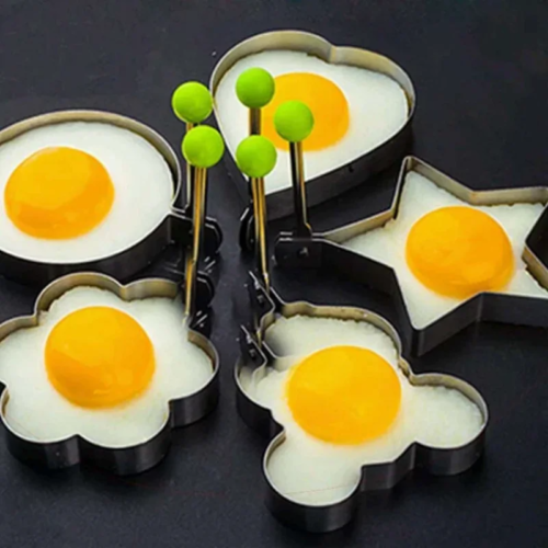 Stainless Steel 5 Style Fried Egg Pancake Shaper