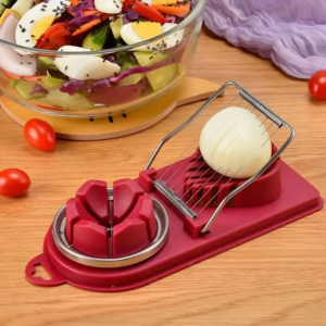 Multifunctional Egg Cutter Stainless Steel Egg Slicer