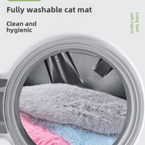 Warm Long-Hair Cat Nest Mat
